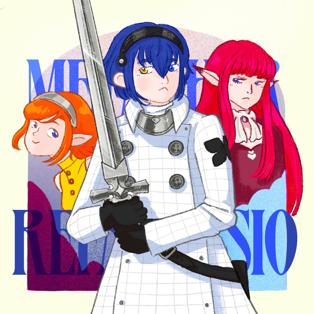 The fantasy role-playing video game Metaphore: ReFantazio developed by Atlus is available since today! 🤩 Camille Boulc'H, Senior User Researcher at the studio, wanted to pay tribute to this game she was looking forward to! Well done Camille for this superb artwork ✨