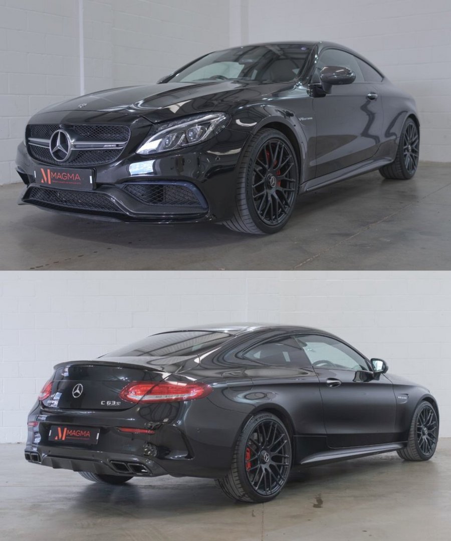 magmacars's tweet photo. Blacked Out ☑️ Fully Loaded ✅

This stunning C63s boasts an incredible spec with over £11k of extras, available now for £43,950 🔥

Some of the extensive options include:

🔸360 Camera
🔸Head-Up Display
🔸AMG Interior Carbon Package

https://t.co/glMTPfe6Ha 

#C63SAMG #MagmaCars https://t.co/PkzPtWFuoo
