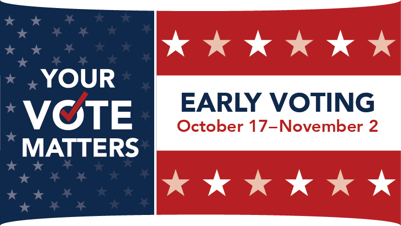 waketechcc's tweet image. Wake Tech will host two Wake County Early Voting sites for the upcoming November 5 general election. The sites, on Wake Tech’s Southern Wake and Scott Northern Wake campuses, will be open from October 17 - November 2.

More: bit.ly/3Y8Vhk3
