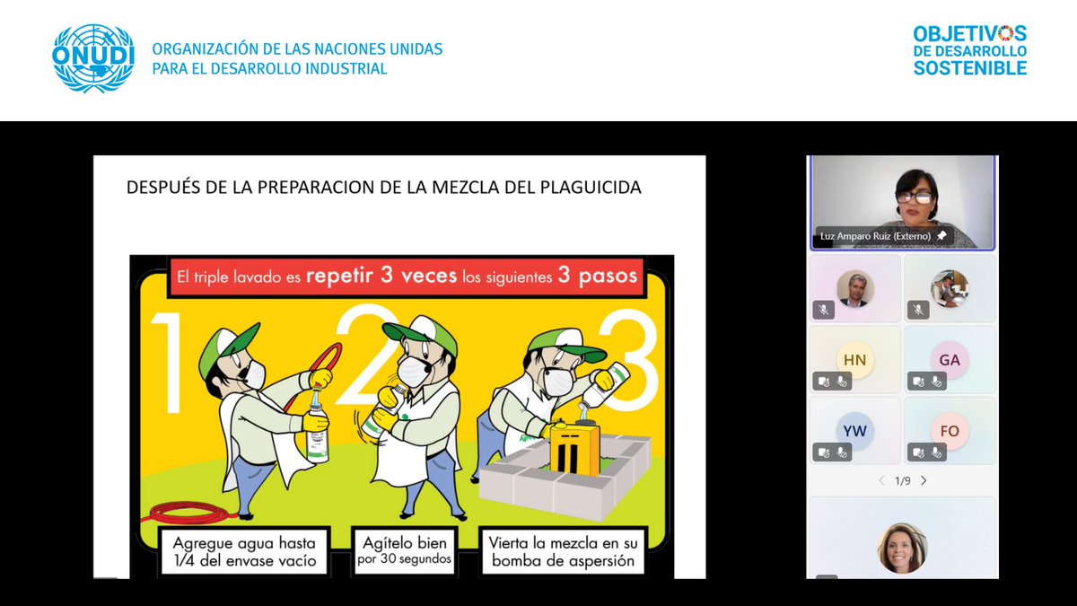 OnudiVenezuela's tweet photo. @AFAQUIMA Este webinar estuvo dirigido a empresas e instituciones contrapartes del Programa de Actualización y Modernización Industrial #ONUDI - Venezuela y a productores y técnicos agroindustriales, como parte de las actividades del Plan de Gestión Ambiental y Social de dicho programa. https://t.co/1Ud7G0bm3F