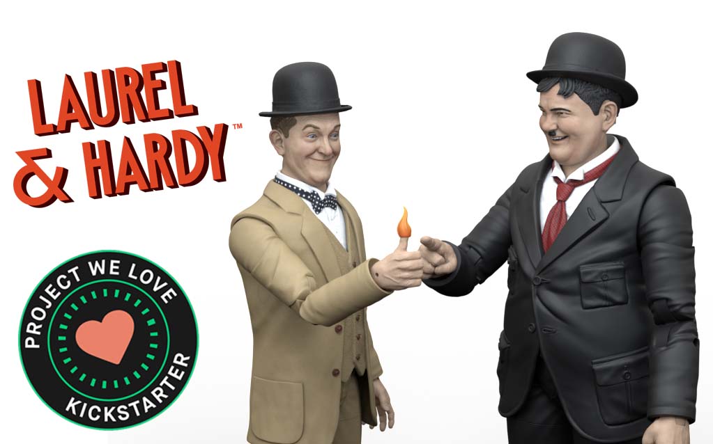 We’re down to the last week of the @kickstarter campaign for Laurel &amp; Hardy! 

Thanks so much to everyone who has already preordered these figures. Don’t miss out on this classic duo!