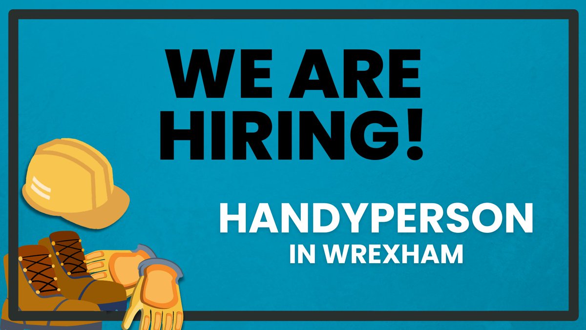 We're Hiring! 🛠️ FCHA are looking for a new Handy Person in North Wales to provide general maintenance in and around FCHA properties in the North Wales, Telford &amp; Shropshire area.

You can find the job information on our website and apply through Indeed.
fcha.org.uk/post/job-handy…