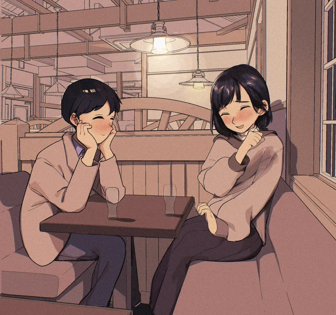 好きな人が自分と話して大笑いしているときのうれしさ