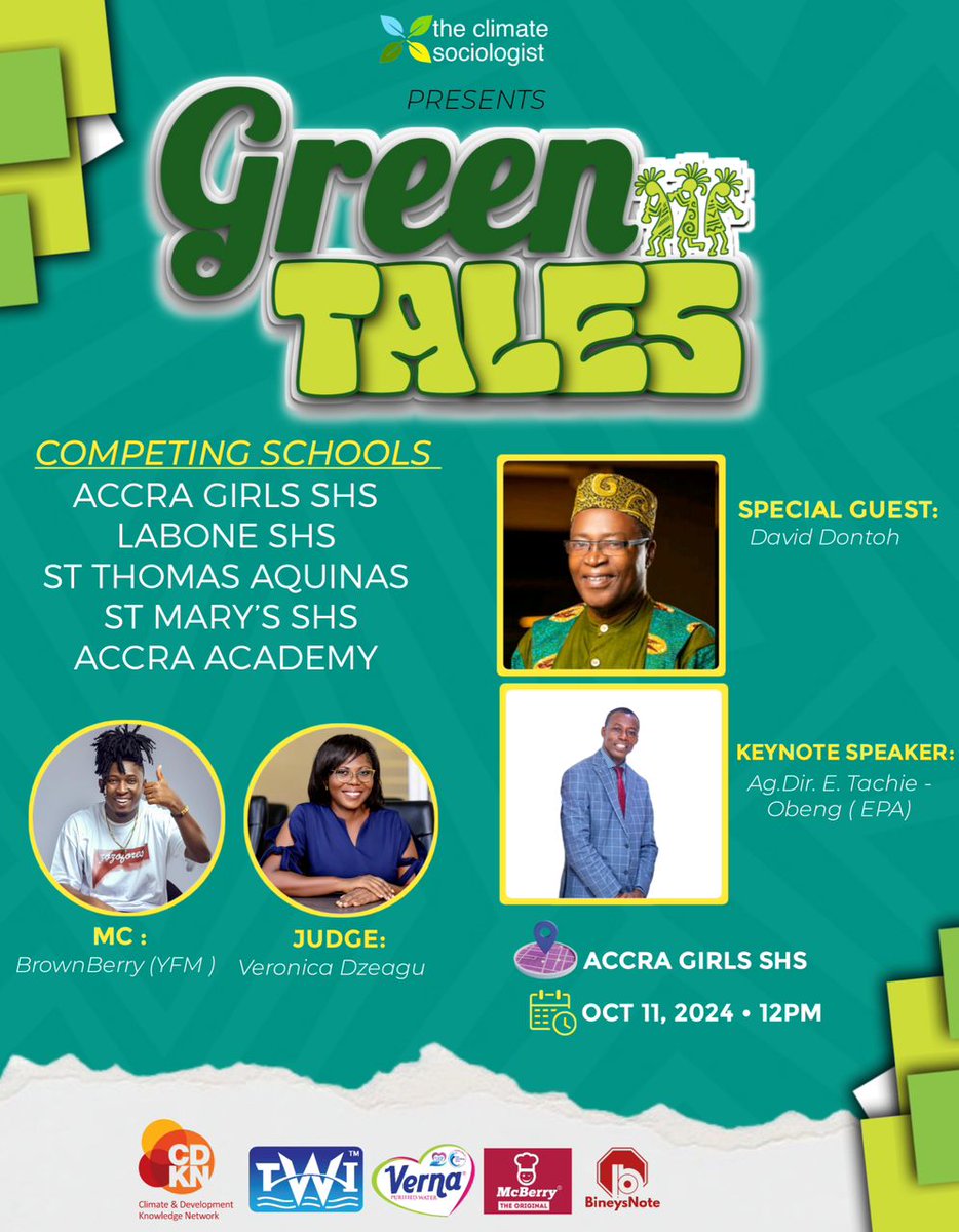barima_ofori's tweet photo. Protecting our planet through art and education! GreenTales is the place to be this Friday. #GreenTales #TheClimateSociologist https://t.co/MOygiFgoyu