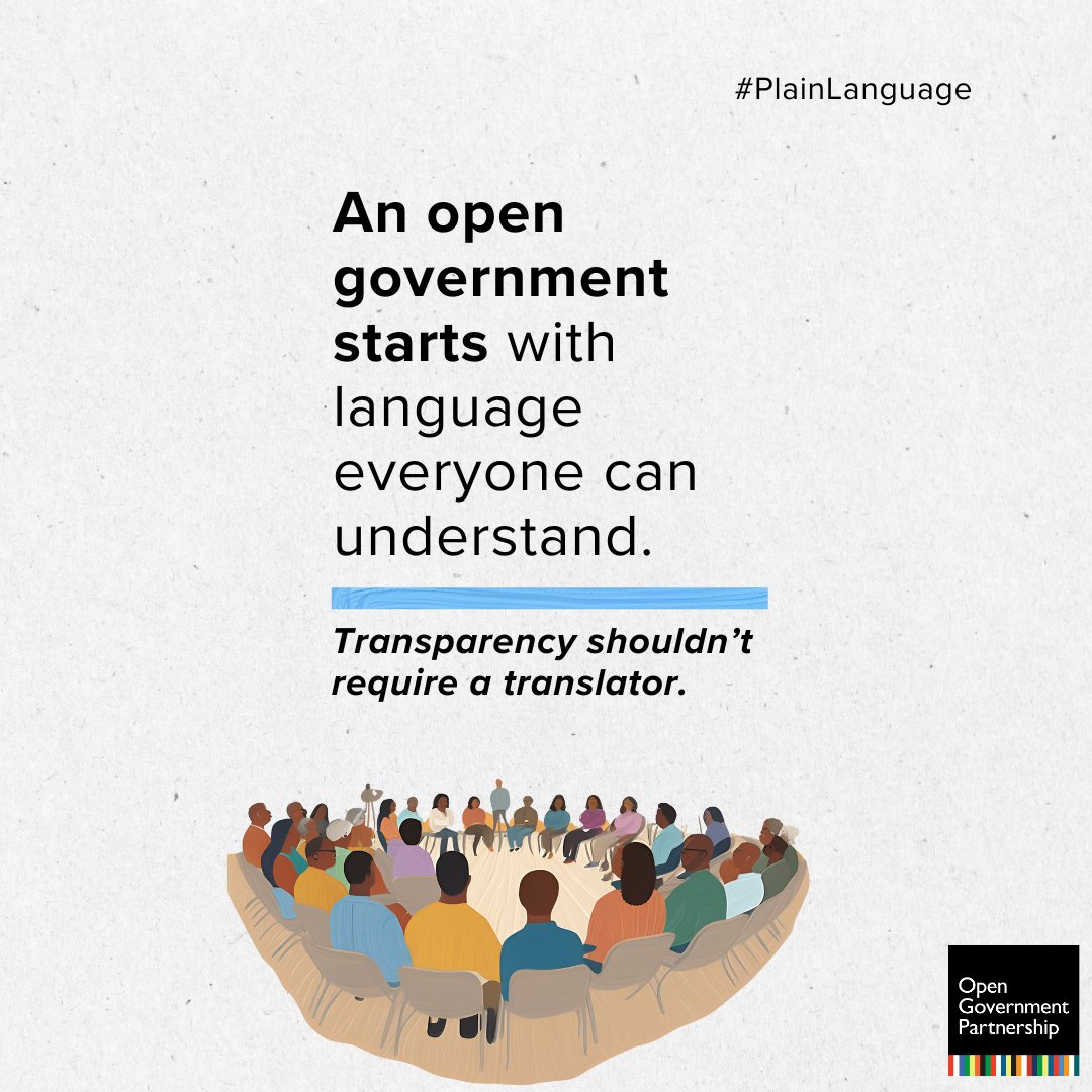 Public sector transparency is exacerbated when linguistic complexity obfuscates accessibility to governmental processes.

Or, we can just say: Open government only works when everyone can understand!

#PlainLanguageDay #opengov