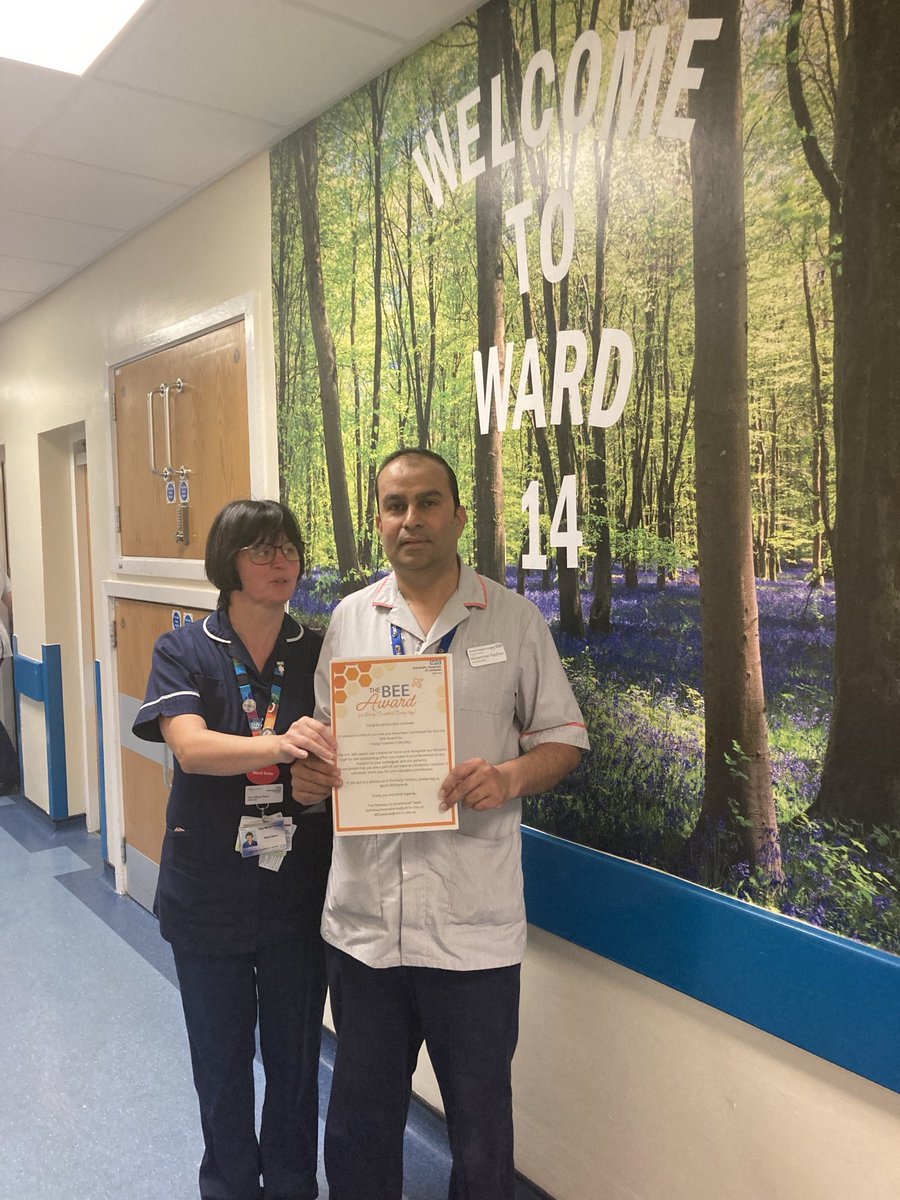 yvonne kenmuir-hogg (@vonnieykh) on Twitter photo Congratulations to Mohammed, Housekeeper on Ward 14 LGH for receiving a BEE award, nominated by a patient’s relative for attention & humour. <a href="/Ward14LGH/">Ward14LGH</a> <a href="/ElectiveLgh/">Elective Orthopaedics - LGH</a> <a href="/Leic_hospital/">Leicester's Hospitals</a> Congratulations to Mohammed, Housekeeper on Ward 14 LGH for receiving a BEE award, nominated by a patient’s relative for attention & humour. <a href="/Ward14LGH/">Ward14LGH</a> <a href="/ElectiveLgh/">Elective Orthopaedics - LGH</a> <a href="/Leic_hospital/">Leicester's Hospitals</a>