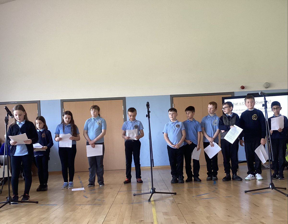 A beautiful celebration of children’s rights and the sustainable development goals today at Longridge Primary.