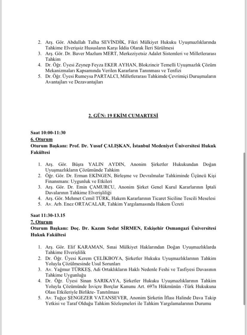 MedeniyetHukuk_'s tweet photo. 📢 “Genç Tahkim Hukukçuları Konferansı” program akışı belirlenmiştir.  
📷istanbul Medeniyet Üniversitesi Kuzey Kampüsü Ziraat Bankasi Kütüphanesi - 1. Kat Konferans Salonu. https://t.co/GTezWGG1as