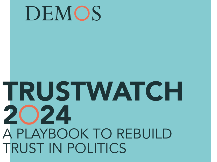 🏆Our #Researchoftheweek goes to <a href="/Demos/">Demos</a> for their report 'Trustwatch 2024'. 

It found that trust in Britain’s system of government is at a record low and the relationship between politicians and the public feels increasingly fragile. (1/7)

demos.co.uk/research/trust…