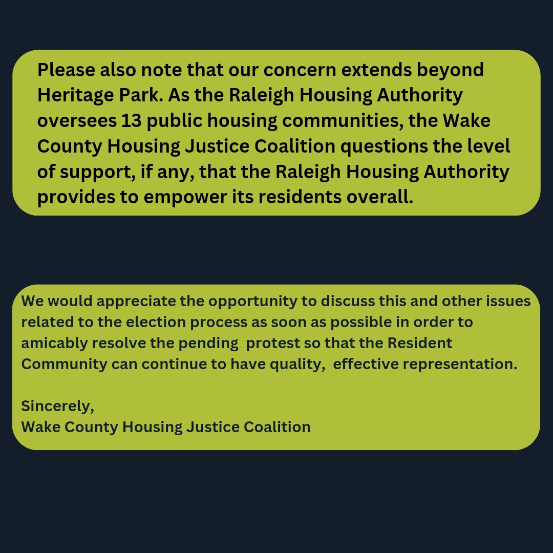 The democratic process of the resident council of #PublicHousung residents must be protected! #HousingJustice