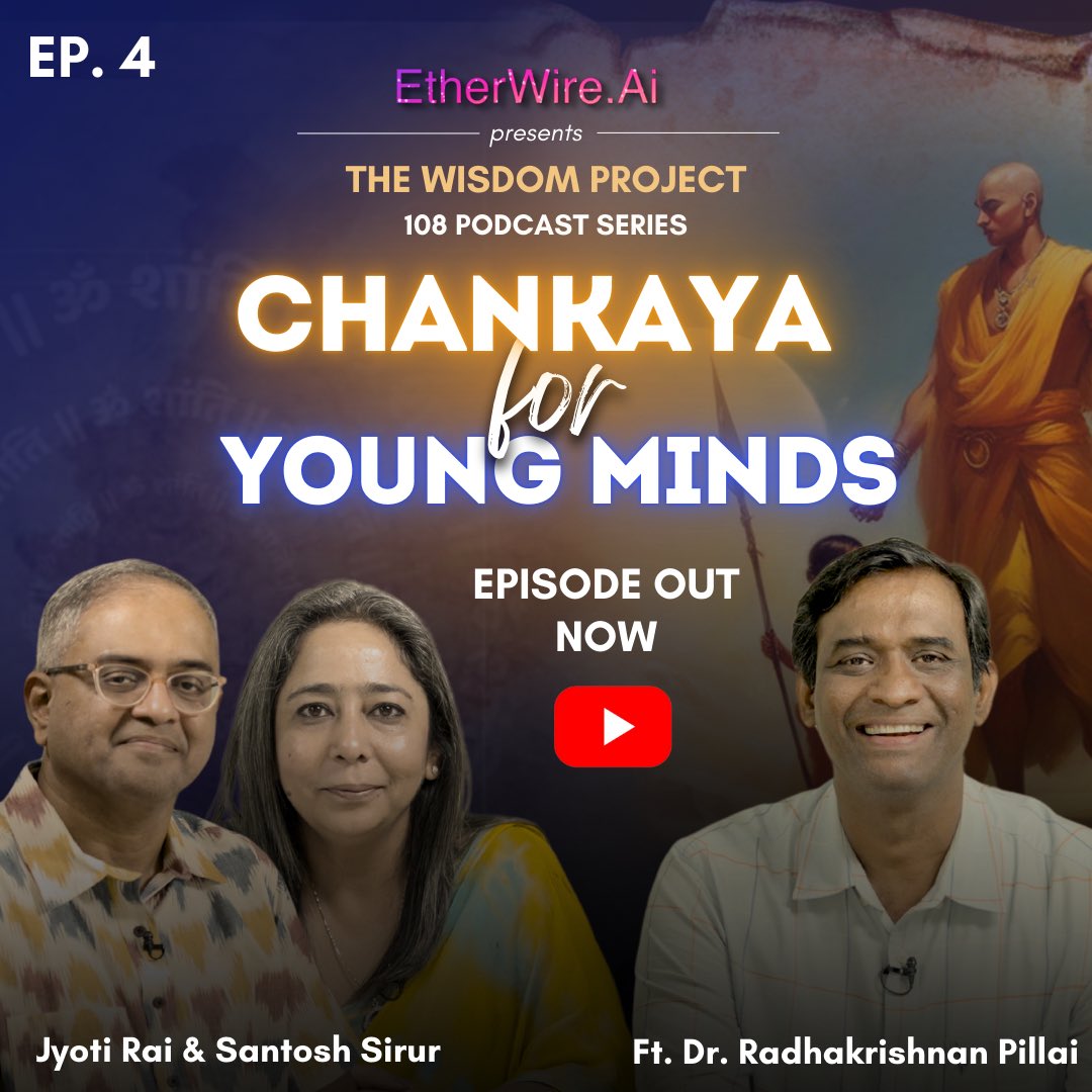 This episode is for young minds and for all generations, yes! 
From mastering social media, to cyberbullying, to political opinions, this episode has it all. 

Link: youtu.be/o1uqZASrkvI?si…

<a href="/jyotirai29/">Jyoti Rai</a> <a href="/SirurS/">Santosh Sirur</a> <a href="/rchanakyapillai/">Dr. Radhakrishnan Pillai 🇮🇳</a> 

#Podcasting #Podcasts #TWP #TheWisdomProject