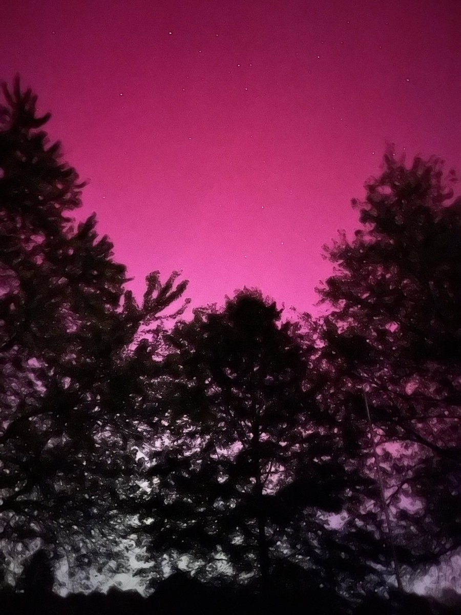 Aurora Borealis were incredible last night. Clearly visible with the naked eye.