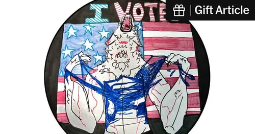 AlantheDrake's tweet photo. @ItsMeHeiri THIS REMINDS ME OF THE MICHIGAN VOTING BADGE!!! I love the fact it made it to be given out to people XD https://t.co/o52Rkdv4WS