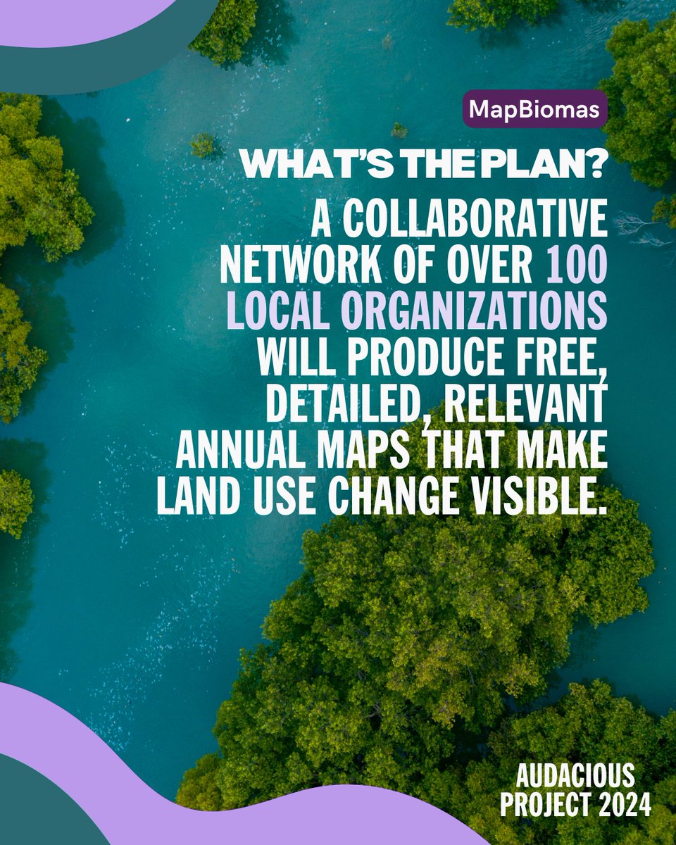 Introducing <a href="/mapbiomas/">MapBiomas</a> 🌳

Each year, an area of tropical forest the size of Texas is lost.

By 2030, MapBiomas plans to map and monitor 70% of the world’s tropical forests across 20 countries using this approach. 

MapBiomas will achieve their ambitious plan by building a