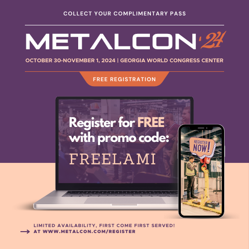 Be our guest at Metalcon! It's been quite a while since we've exhibited at the show and we'd love to see you. We'll be featuring our newest ACM panel and installation system - Omega-Lite® FR and AdaptaClad® RS. Come see us at booth #753! 

#laminatorsinc #acm #omegalite #metalcon