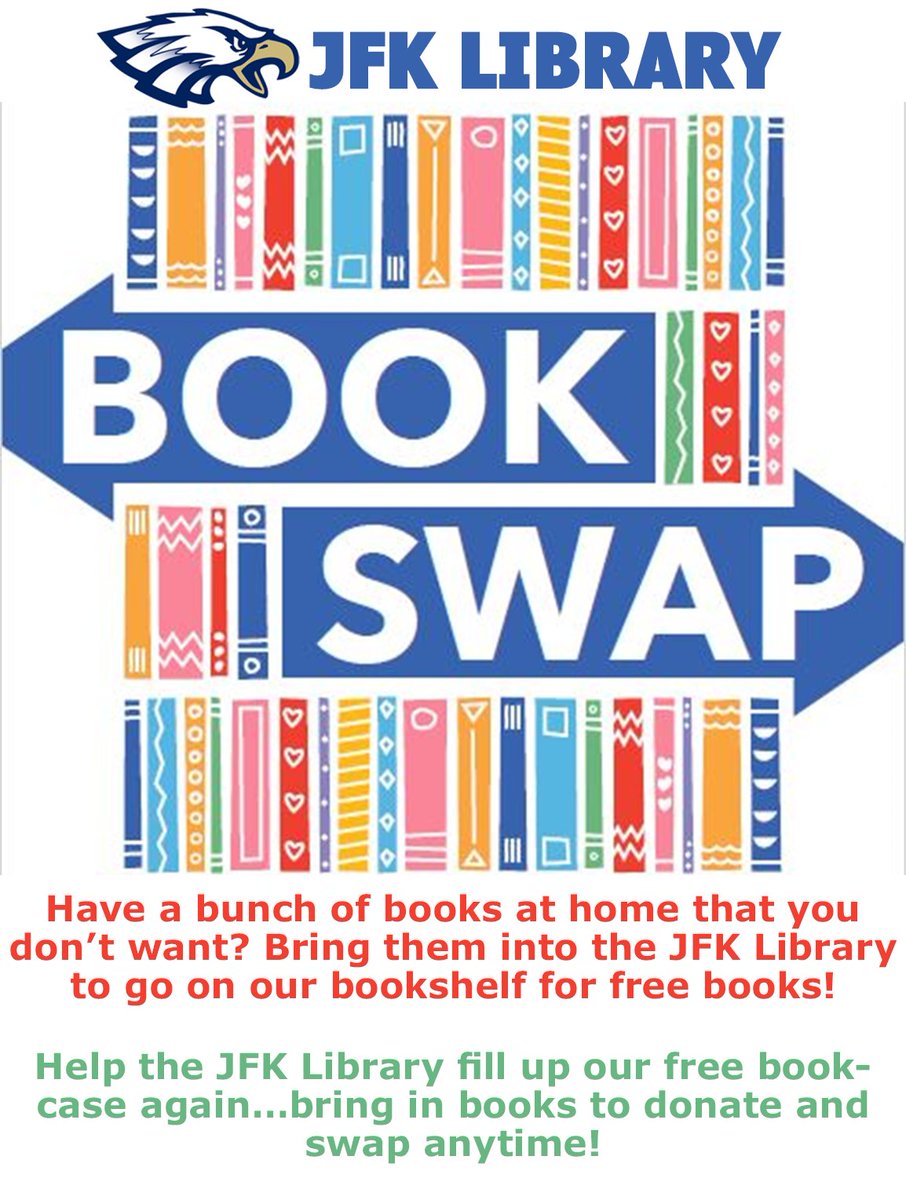 Help the JFK Library fill our free books bookcase back up!