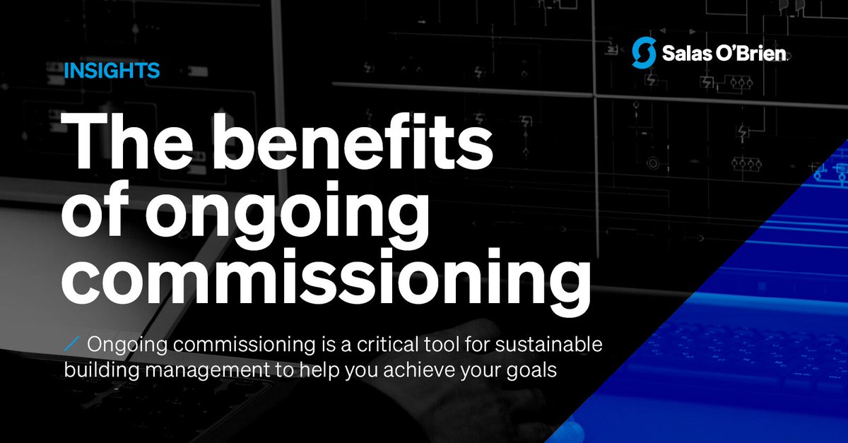 salasobrien's tweet photo. Discover how continuous improvements can transform a facility's performance and ensure long-term success. Steve Carroll and Steve Vang, share insights on the proactive approach of ongoing commissioning. Read the article: https://t.co/NTBiEkCrK6 #EngineeredForImpact https://t.co/4t5Z96uX8g