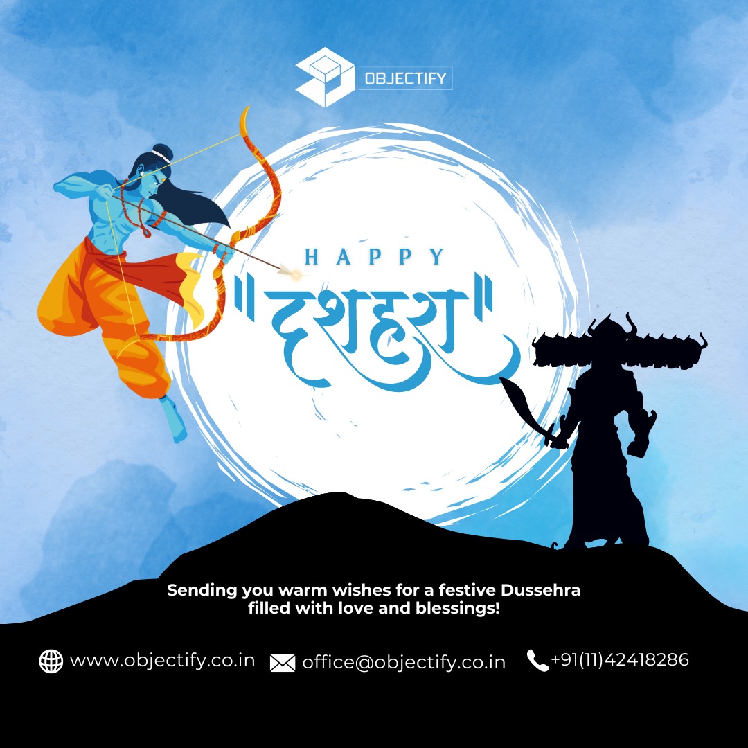 objectifytechn1's tweet image. Happy Dussehra to all! 🎉
May this auspicious festival bring you strength, prosperity, and success in all your endeavors. Dussehra reminds us that good always triumphs over evil, inspiring us to stay resilient, work with integrity, and strive for excellence.