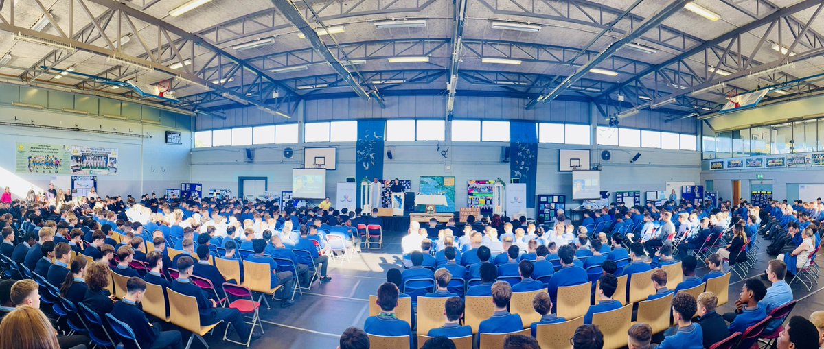 moylepark's tweet photo. Our school mass completed our Marist Week today and was a wonderful community celebration. Thank you to all who prepared and participated so respectfully today. #WeAreMarist https://t.co/bo1BDPC4GJ