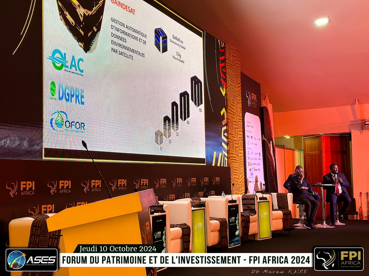 AsesAgence's tweet image. Ce fut également l&apos;occasion de partager la vision de l’Agence sénégalaise d&apos;études spatiales-ASES: un avenir où l’espace joue un rôle central dans la transformation de nos économies.

#ASES #FPI #SpaceForDevelopment #TechnologiesSpatiales #Innovation