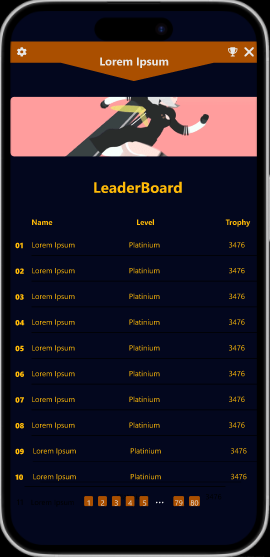 NathnaelDev's tweet image. This is Daily UI Challenge 19, where I created leadership ui 

 #Daily_UI #UI #UX