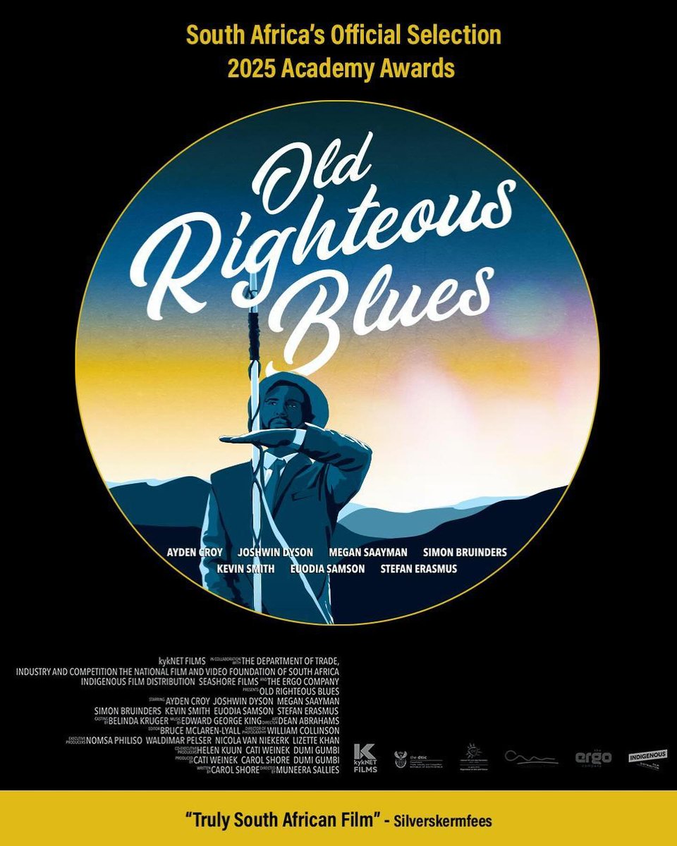 Hi all,

Do you guys remember the film, Tsotsi? How could you forget it?! It was epic. But did you know that it was the first and last film that won an Oscar award?

Well, that is about to change!

#oldrighteousblues #proudlysouthafrican #southafricanfilm