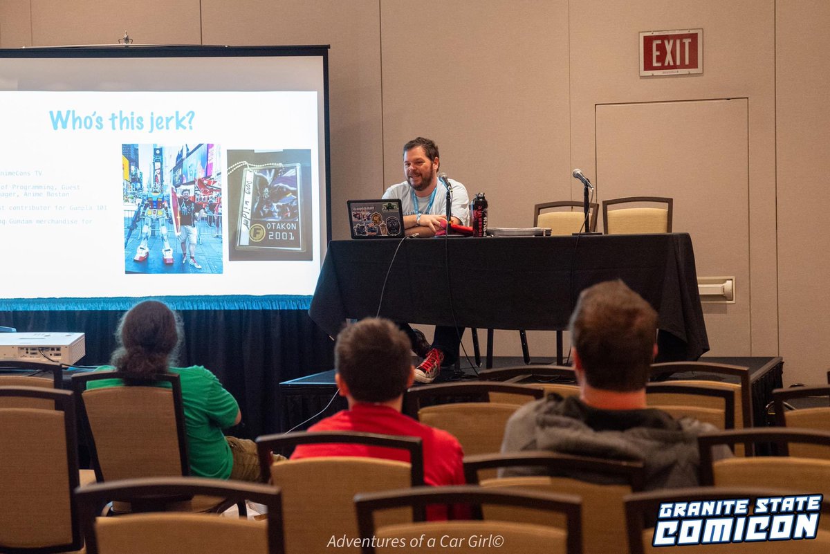 nigoki's tweet image. Of all the slides from my deck that @Granitecon could’ve chosen when they shared pictures from around the convention. 🤣🤣🤣🤣