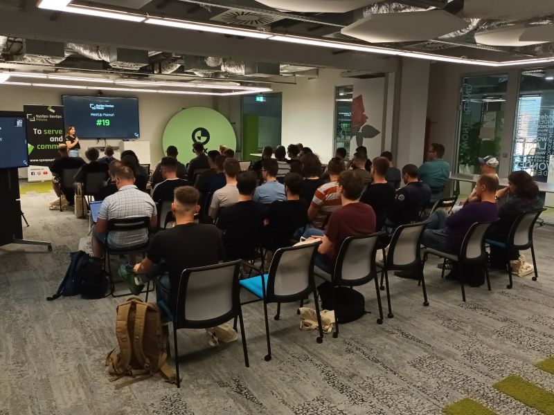 SysProtocol's tweet image. 🙌 To był podwójnie udany wieczór - jednocześnie MeetUpy odbywały się bowiem w Poznaniu i Warszawie. Dziękujemy, że tak licznie dołączyliście do nas po wakacyjnej przerwie.

#sodo #sodopolska #warszawa #poznań