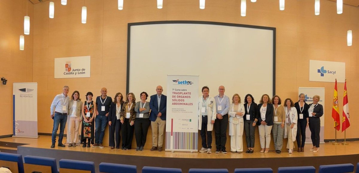 El equipo titular de la 7a Edición del Curso de <a href="/SETHepatico/">SETH</a> sobre TOS en el @HURioHortega de Valladolid.👏👏👏