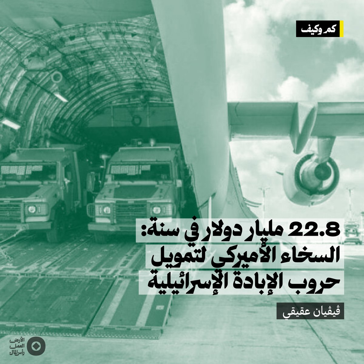 sifrmag's tweet photo. منذ بدء حرب الإبادة وحتى 30 أيلول/سبتمبر 2024، أنفقت الولايات المتحدة ما لا يقلّ عن 22.76 مليار دولار على المساعدات العسكرية لإسرائيل والعمليات الأميركية الداعمة لها في المنطقة.

إقرأ/ي المقال عبر موقع «صفر»: 
https://t.co/UrPu7clv5s https://t.co/DwVzftskpa