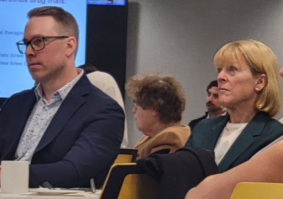 Zahi Touma, MD, PhD (@zahitouma) on Twitter photo 📢📢University of Toronto City-Wide Rounds: On the Precipice: Towards Disease Modifying Therapy in Osteoarthritis
Drs. Laren King, Gillian Hawker, Tom Appleton, Philip Conaghan, and Tonia Vincent
<a href="/UofTRheum/">UofT Rheumatology</a>
<a href="/Lauren_King_/">Lauren King</a>
<a href="/UofTDoMChair/">Gillian Hawker</a>
<a href="/UofT_DoM/">Department of Medicine University of Toronto</a>
<a href="/WCHospital/">Women's College Hospital</a> 📢📢University of Toronto City-Wide Rounds: On the Precipice: Towards Disease Modifying Therapy in Osteoarthritis
Drs. Laren King, Gillian Hawker, Tom Appleton, Philip Conaghan, and Tonia Vincent
<a href="/UofTRheum/">UofT Rheumatology</a>
<a href="/Lauren_King_/">Lauren King</a>
<a href="/UofTDoMChair/">Gillian Hawker</a>
<a href="/UofT_DoM/">Department of Medicine University of Toronto</a>
<a href="/WCHospital/">Women's College Hospital</a>