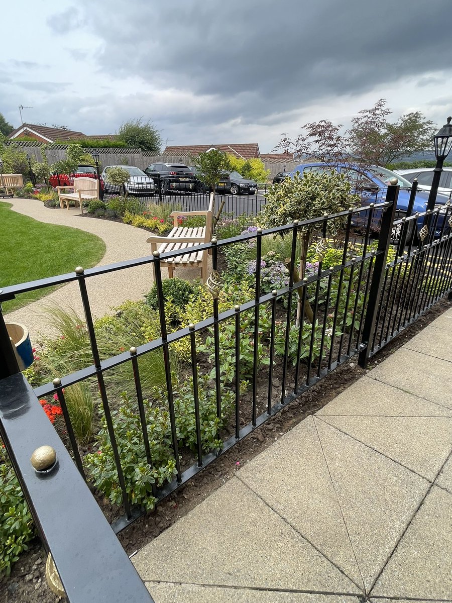 Please see attached some photos of our most recent railings that were installed at one of our care homes called the manor house in Wickham. 
For any bespoke railings, please enquire through the below contacts:
Tel 📞: 01609772027 
Email 📧: sales@langtonsltd.co.uk