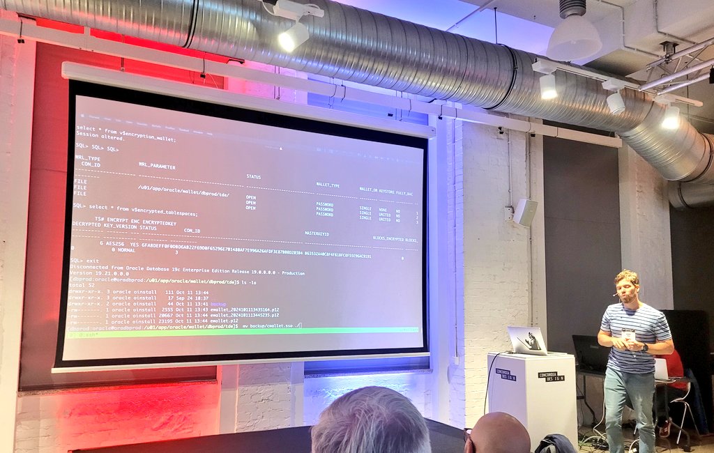 Flora Barriele (@floo_bar) on Twitter photo Still have doubts about patching your Oracle database? After attending this security session by <a href="/rodrigojorgedba/">Rodrigo Jorge</a> at #POUG2024, you will, for sure, change your mind. Still have doubts about patching your Oracle database? After attending this security session by <a href="/rodrigojorgedba/">Rodrigo Jorge</a> at #POUG2024, you will, for sure, change your mind.