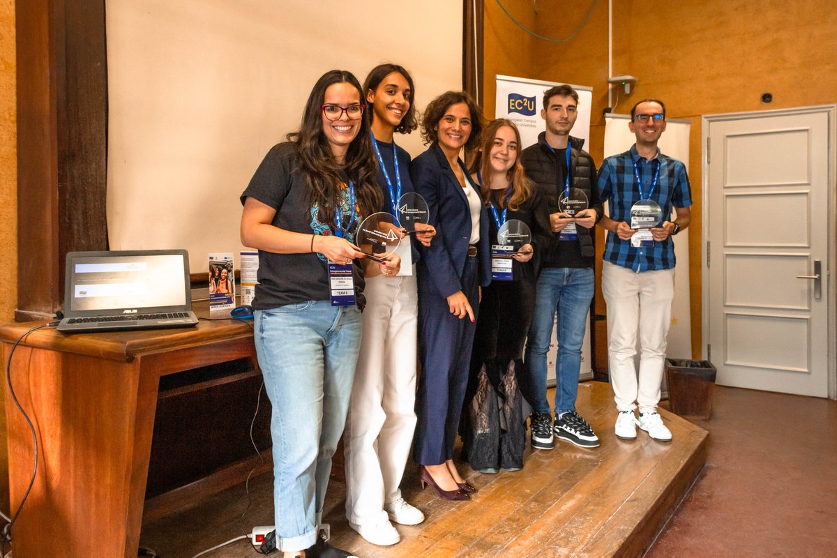 🤩The 4th EC2U Entrepreneurial Week at <a href="/UnivdeCoimbra/">Universidade de Coimbra</a> has wrapped up! 🎉
Students enjoyed 4 incredible days of workshops, pitch sessions, and hands-on activities focused on Health Innovation. 🚀
🙌Congrats to all participants!  #EC2U #Entrepreneurship #Innovation #HealthTech