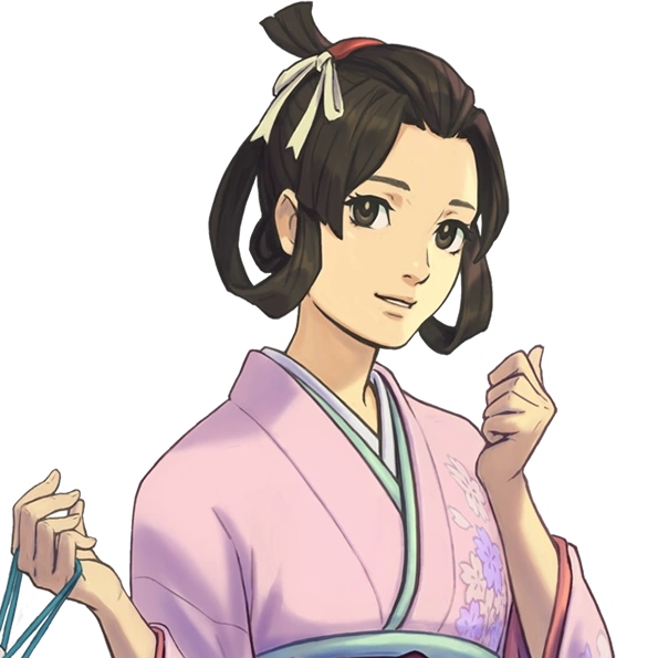 aaScenarioBot's tweet image. Susato Mikotoba takes Apollo Justice as an apprentice.