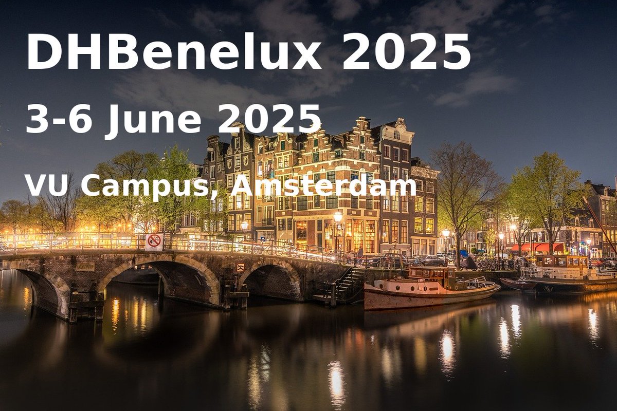 DH Benelux (@dhbenelux) on Twitter photo 📢Hello dear DHers!
📝Save the date for this year's annual #DH #conference 🤩
🧐Stay tuned for the #cfp in the next few days 💻
<a href="/VUamsterdam/">Vrije Universiteit Amsterdam (inactief)</a> <a href="/UvA_Amsterdam/">UvA Amsterdam</a>
#digitalhumanities #savethedate 📢Hello dear DHers!
📝Save the date for this year's annual #DH #conference 🤩
🧐Stay tuned for the #cfp in the next few days 💻
<a href="/VUamsterdam/">Vrije Universiteit Amsterdam (inactief)</a> <a href="/UvA_Amsterdam/">UvA Amsterdam</a>
#digitalhumanities #savethedate