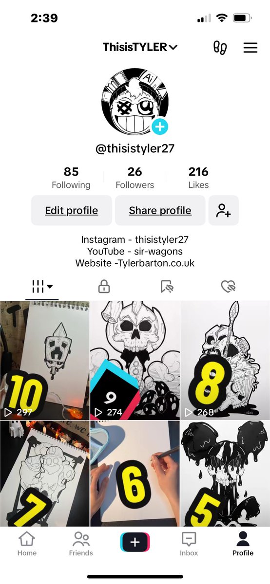ThisisTyler27's tweet photo. Follow me on tik tok!!! Where I mostly upload my art 🥹🤟🏻 https://t.co/ghZdIjnx8D