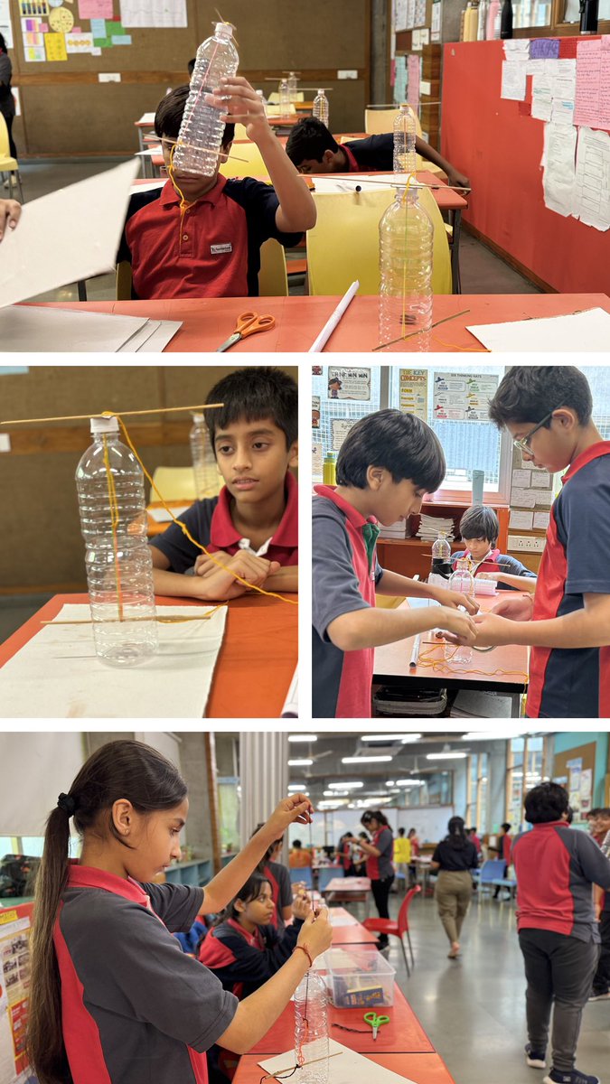 G6 Ss explored hands-on learning through the ‘Infinity Loop’ experiment! They discovered the principles of tension, equilibrium, &amp; rotational motion as they watched a rubber band’s reverse twist make a skewer spin. Fascinated by how simple tools can reveal complex physics! #STEM