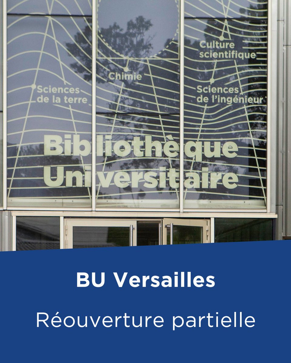 BU de l'UVSQ tweet media