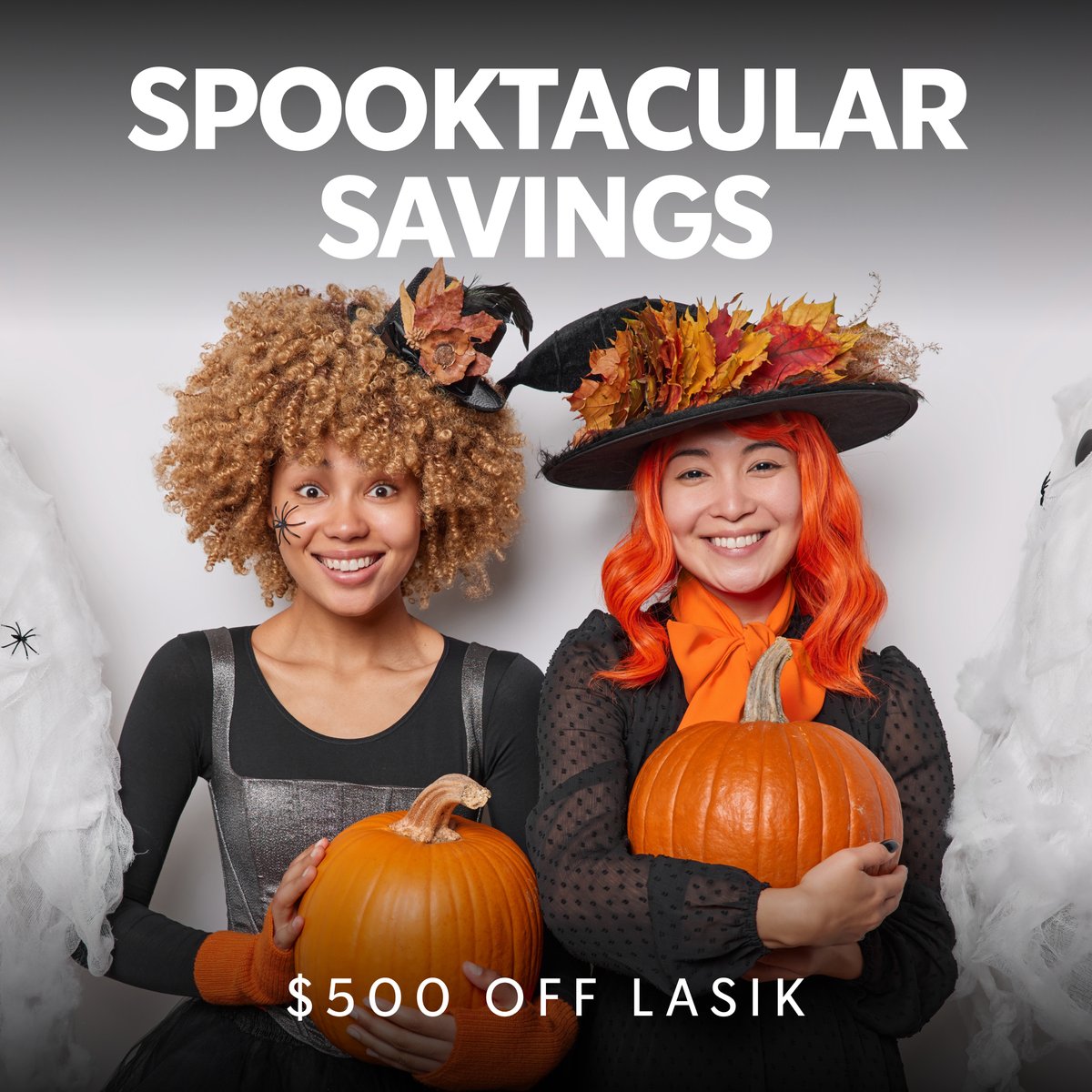 twincitieseye's tweet image. 👻 Boo! Get spooktacular savings this October with up to $500 off LASIK! Make the best decision of your life and scare away the glasses for good! #HalloweenSavings #TCEC #TwinCitiesEyeConsultants