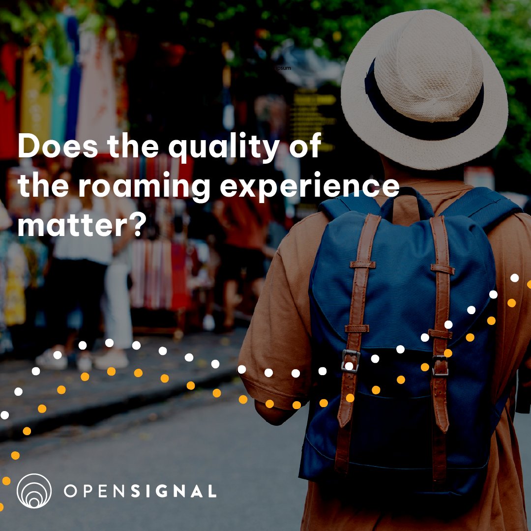 opensignal's tweet image. Is roaming quality a deal-breaker for you? 📱🌍 

Our latest blog, featuring insights from industry leaders &amp;amp; #WAS20, explores why a flawless roaming experience matters more than ever. 

👉 hubs.la/Q02T2rQf0

#Roaming #MobileRoaming #QoE  #Connectivity