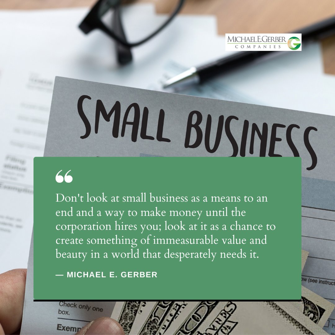 Is your business just a job? Or is it something more?

#Entrepreneurship #BusinessCoaching #Leadership #DreamThinkLead #BusinessSuccess #MichaelEGerber #EMyth