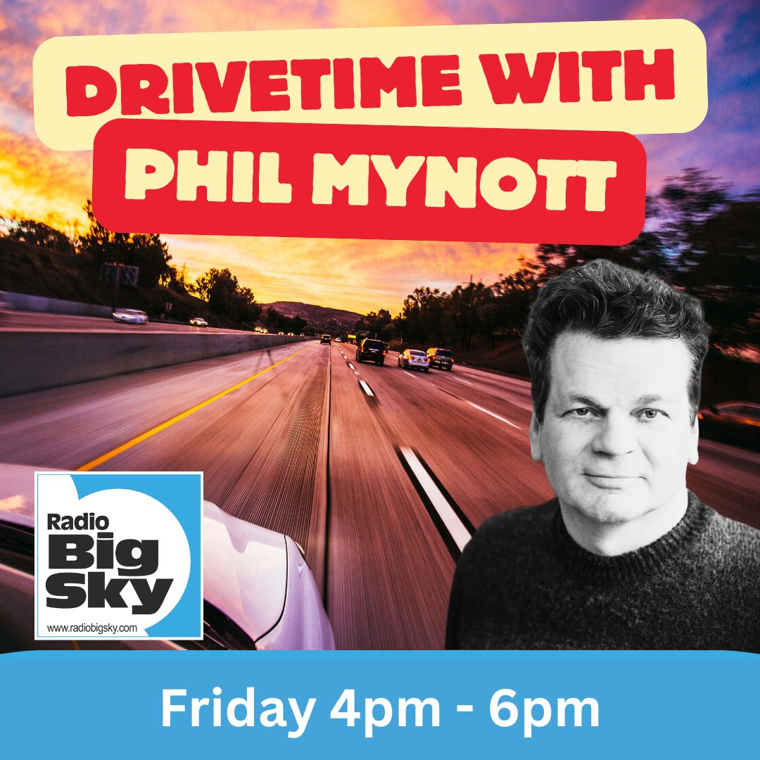 Drive Time with Phil Mynott you home the right way with the weather, travel, chat &amp; great music.
#drivetimeshow #radiobigsky #eastanglia