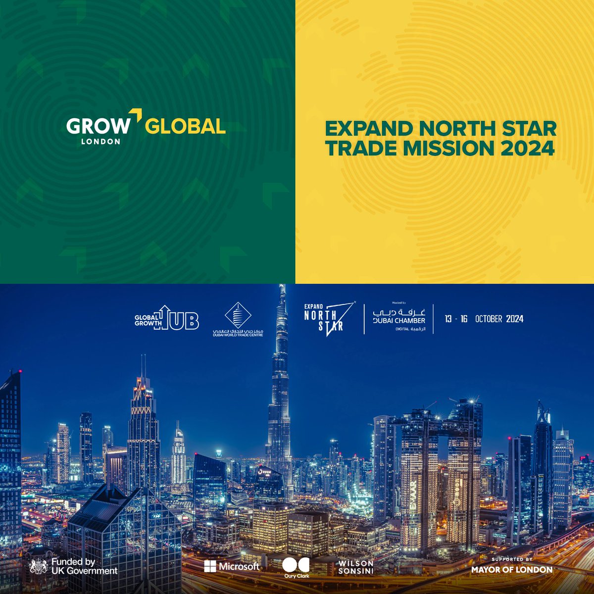 Grow London (@growldnbusiness) on Twitter photo Hello Dubai! ☀️
We’re on our way to the Middle East for a very special <a href="/londonpartners/">London & Partners</a> trade mission – joined by 27 Grow London Global companies, 18 Indian high-growth companies, and Deputy Mayor of London for Business <a href="/howarddawber/">Howard Dawber</a>.
With Dubai World Trade Centre and Global Hello Dubai! ☀️
We’re on our way to the Middle East for a very special <a href="/londonpartners/">London & Partners</a> trade mission – joined by 27 Grow London Global companies, 18 Indian high-growth companies, and Deputy Mayor of London for Business <a href="/howarddawber/">Howard Dawber</a>.
With Dubai World Trade Centre and Global