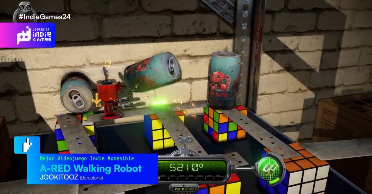 DojoSystem's tweet image. 🎉 ¡Desde Dojo System felicitamos a @jookitooz por su nominación con A-RED Walking Robot en los VI Premios Indie Games como Mejor Videojuego Indie Accesible! 👏🤖

Un merecido reconocimiento por tu gran trabajo. ¡Te mereces esto y más! 🚀✨

#DojoSystem #IndieGames #IndieGames24