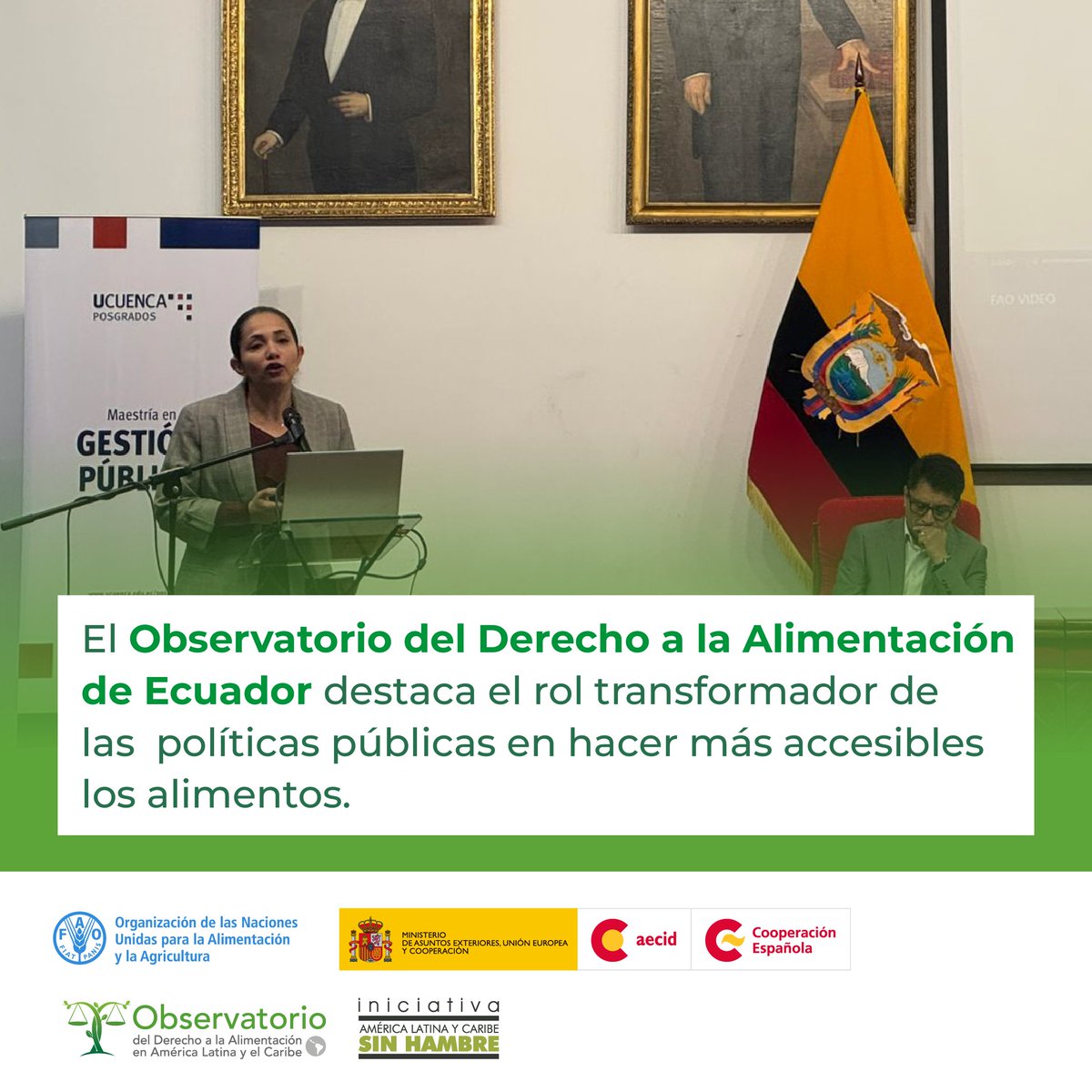 En la ocasión, <a href="/OVCorderoAhiman/">Otilia Vanessa Cordero Ahiman</a> destacó que el acceso a alimentos nutritivos, sanos y variados es clave para la transformación de los sistemas alimentarios, donde el papel de parlamentarios y académicos es fundamentales para impulsar políticas públicas👩‍🎓🧑‍🎓💡