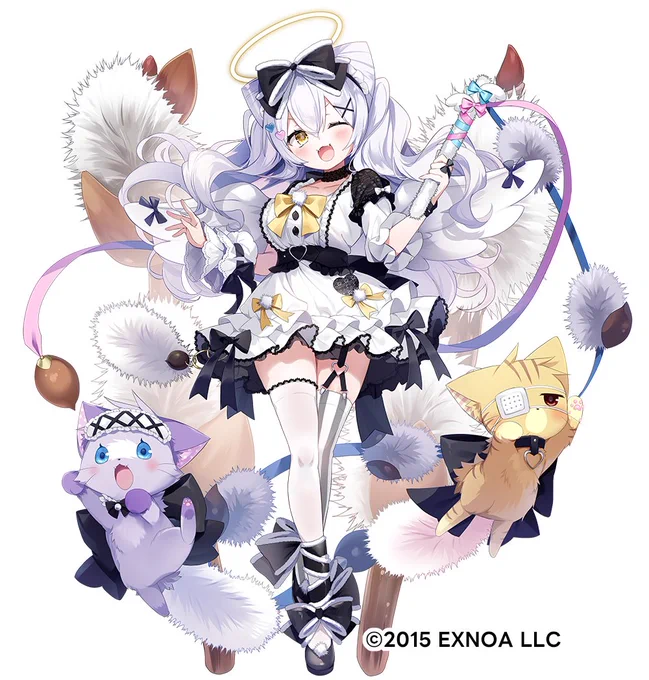 【お仕事告知】この度「フラワーナイトガール」にて、ネコヤナギ(ハロウィン)のイラストを担当させていただきました!よろしくおねごいしもす#花騎士#フラワーナイトガール 