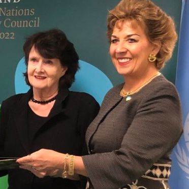 Eavan Boland gave voice and spirit to Irish suffragists on the steps of the UN in 2018. I was proud to be with her as she declared “ Our future will become the past of other women”. Delighted her name will grace Trinity College’s largest library. Wisdom at last!