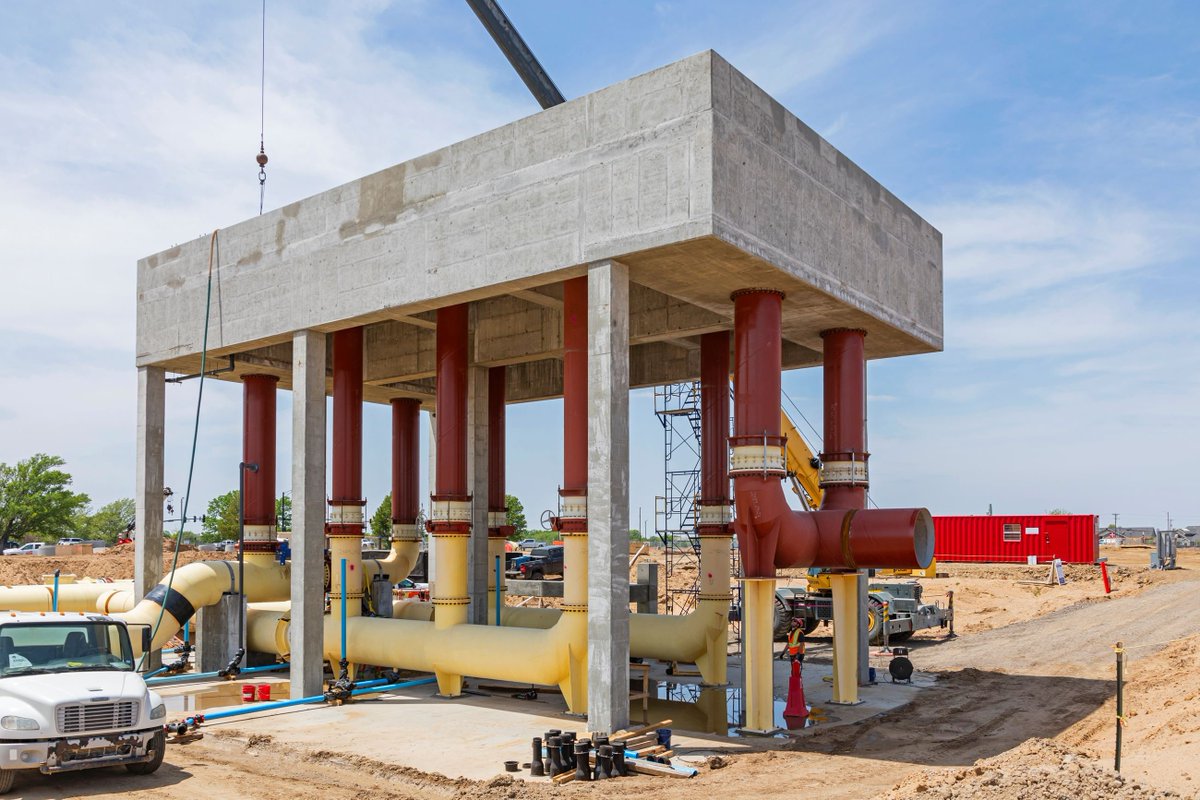 SiteBoxStorage's tweet image. Onsite at the Wichita Water Works facility&apos;s construction site to help with their storage needs. #portablestorage #mobilestorage