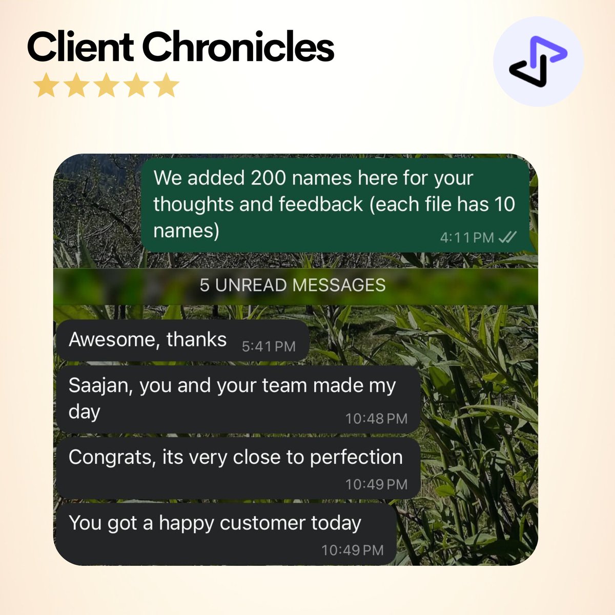 Nothing beats the feeling of a happy client—it reminds us why we do what we do! 🙌💼✨ 

#ClientChronicles